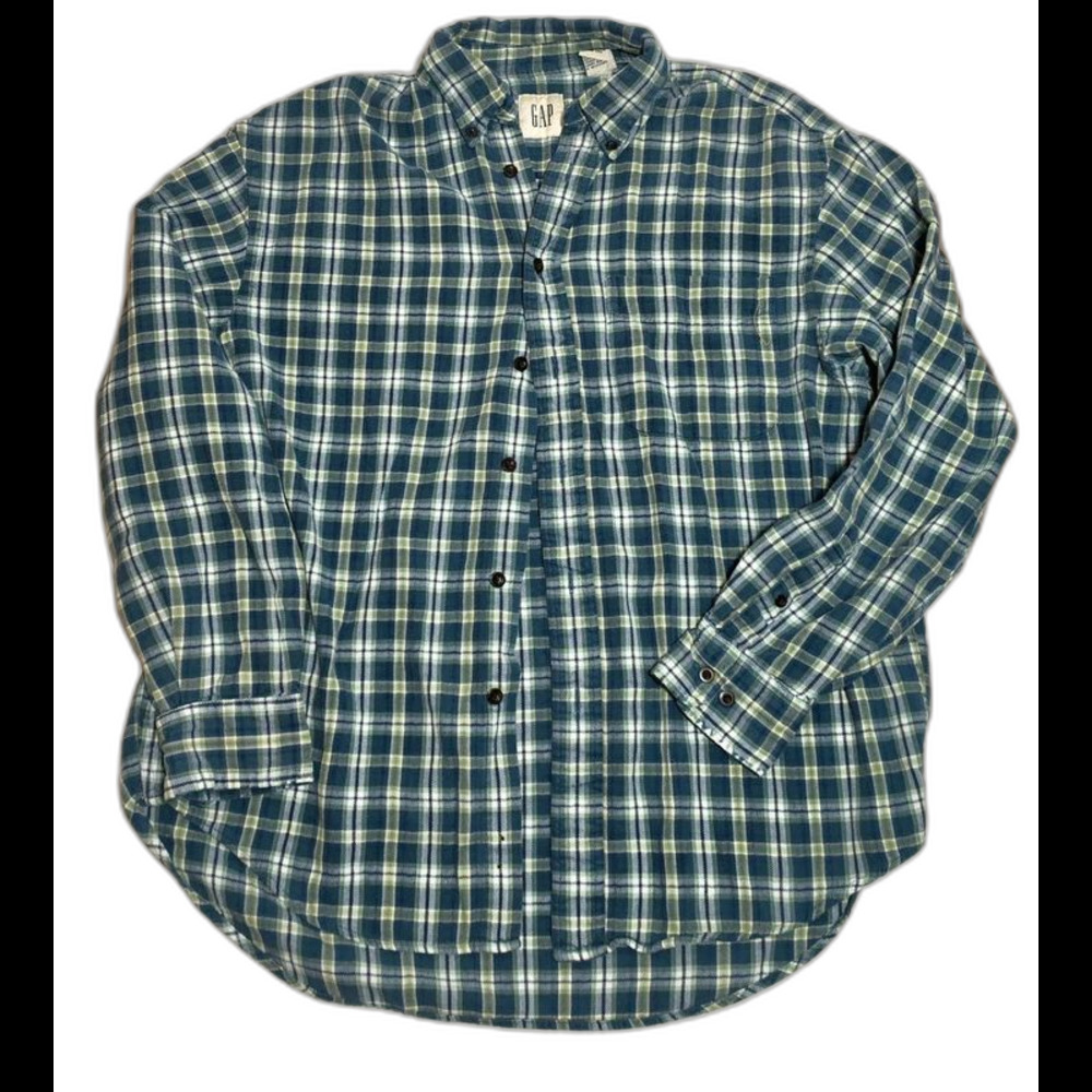GAP brand Y2k Vintage men's flannel shirt M